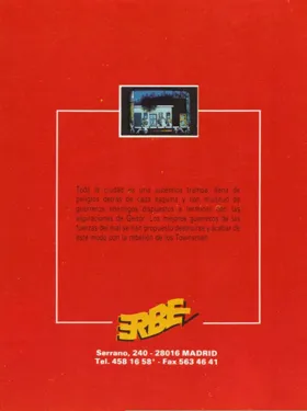 Metropolis (S) (1989) [Topo Soft] (Trainer) box cover back